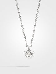 Round Diamond Pendant - White Gold - 1 ct