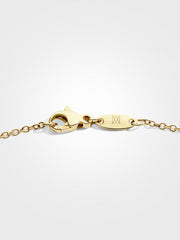 Round Diamond Pendant - Yellow Gold - 3 ct