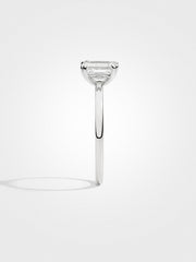 Emerald Solitaire - White Gold - 1 ct