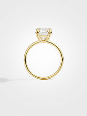 Emerald Solitaire - Yellow Gold - 3 ct