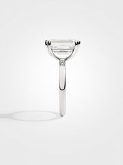 Emerald Solitaire - White Gold - 5 ct