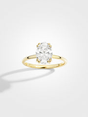 Oval Solitaire - Yellow Gold - 2 ct
