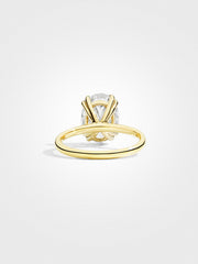 Oval Solitaire - Yellow Gold - 3 ct