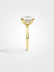 Oval Solitaire - Yellow Gold - 3 ct