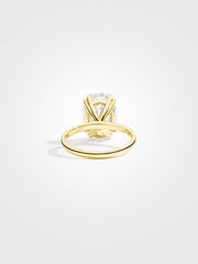 Oval Solitaire - Yellow Gold - 5 ct
