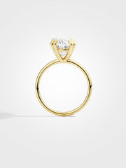 Oval Solitaire - Yellow Gold - 5 ct