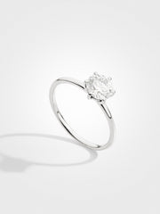 Round Solitaire - White Gold - 1 ct