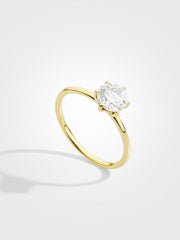 Round Solitaire - Yellow Gold - 1 ct