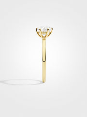 Round Solitaire - Yellow Gold - 1 ct