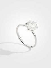 Round Solitaire - White Gold - 2 ct