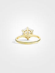 Round Solitaire - Yellow Gold - 3 ct