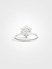 Round Solitaire - White Gold - 3 ct
