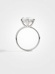 Round Solitaire - White Gold - 5 ct