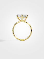 Round Solitaire - Yellow Gold - 5 ct